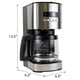 thumbnail image 4 of Cafetera Kenmore Cafetera de goteo de 12 tazas Filtro reutilizable Temporizador programable Pantalla digital Control de aroma Jarra de vidrio Filtro de agua de carbón Regular Negrita Acero inoxidable, 4 of 5