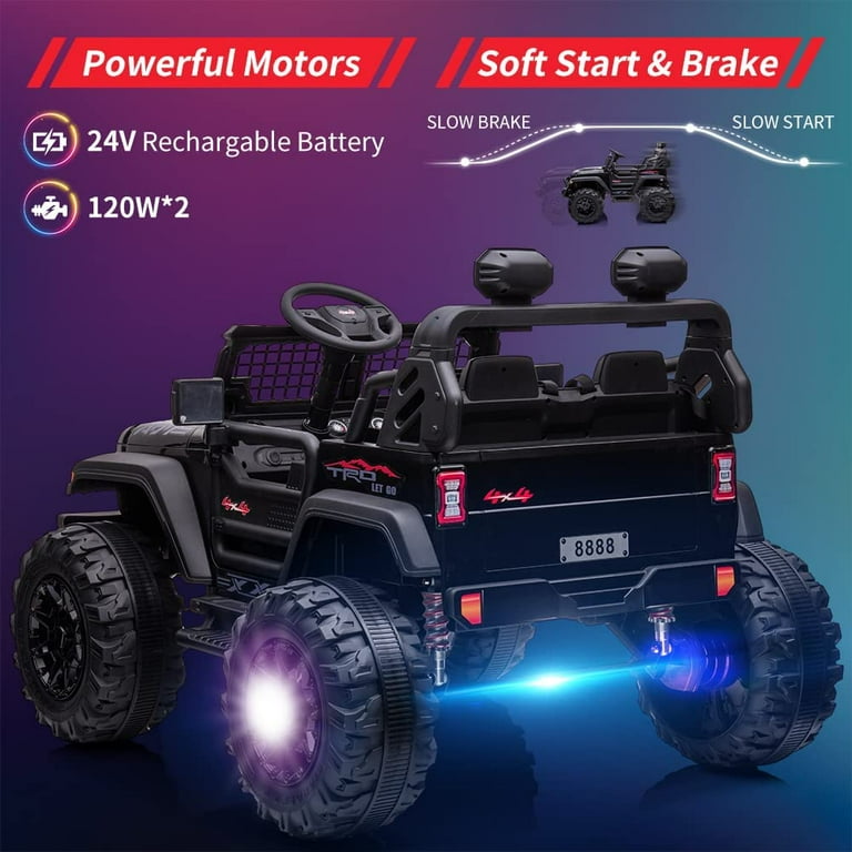 How fast does a hotsell 24 volt power wheel go