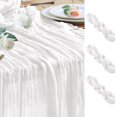 thumbnail image 1 of Mantel de mesa Wokceer Ivory, paquete de 3 unidades, 90 x 305 cm, 1 of 8