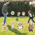thumbnail image 6 of 1Set Woodland Animals Baby Shower Yard Sign 8 Pieces Plastic Cartoon Forest Animals Welcome Baby Yard Signs with Stakes for Woodland Creatures Indoor Outdoor Lawn Birthday Party Decorations, 6 of 8