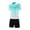 A127-K, variant on NOLDARES Baby Boy Summer Outfit Play Clothes Short Sleeve Striped T-Shirt Elastic Shorts Blazer,9-10 Y