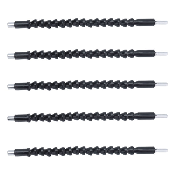 Extensión De Broca Magnética, Fácil Instalación A Prueba De Herrumbre, 5 Uds. Flexibilidad Del Eje De Transmisión Flexible, Vástago Hexagonal De 1/4 Pulgadas Para Taladros ANGGREK Flexible Drill Bit Extension