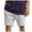 Grey, variant on OSOLU Solid Color Men's Summer Vintage Casual Shorts Men's Knee Length Sweatpants Basketball Pants Trousers Daily Relaxed Fit Breathable Bottoms