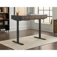 thumbnail image 2 of Mid-Century Wood Electronic Sit/Stand Desk Standing Desk Black, 2 of 13