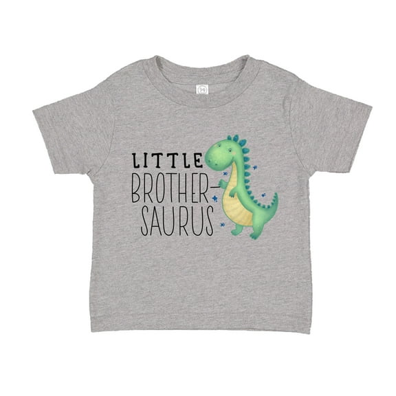 Little Brothersaurus Dinosaur Toddler T-Shirt 2T Athletic Heather