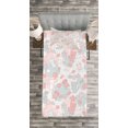 thumbnail image 3 of Ambesonne Cartoon Quilted Bedspread Set 2 Pcs, Bats, Twin Size, Pale Pink Pale Blue, 3 of 3
