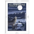 thumbnail image 5 of Art.com Lamar Valley Scene, Yellowstone National Park Art Print by Lantern Press, White Frame Wall Art, 21" x 29", 5 of 5