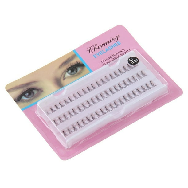  Individual False Fake 60 Stand Eyelashes Premium Corner Flare Cluster Lashes