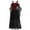 Red, variant on Herrnalise Women's Halloween Mesh Halter Leakage Dress Sleeveless One Shoulder Ankle Dresses