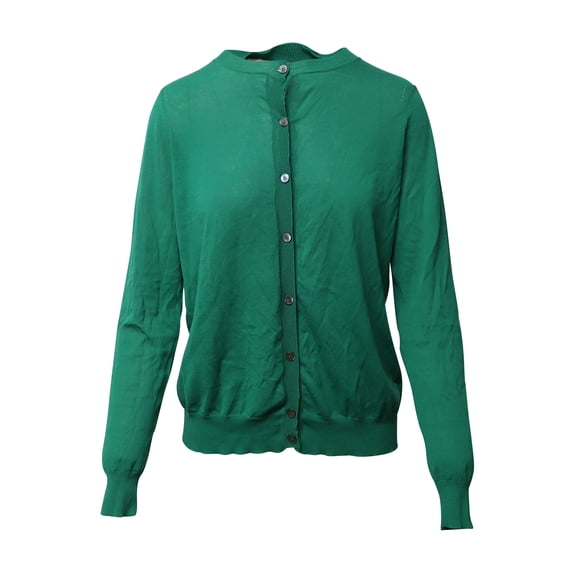 Pre-Owned Marni Button-down Cardigan in Green Cotton
