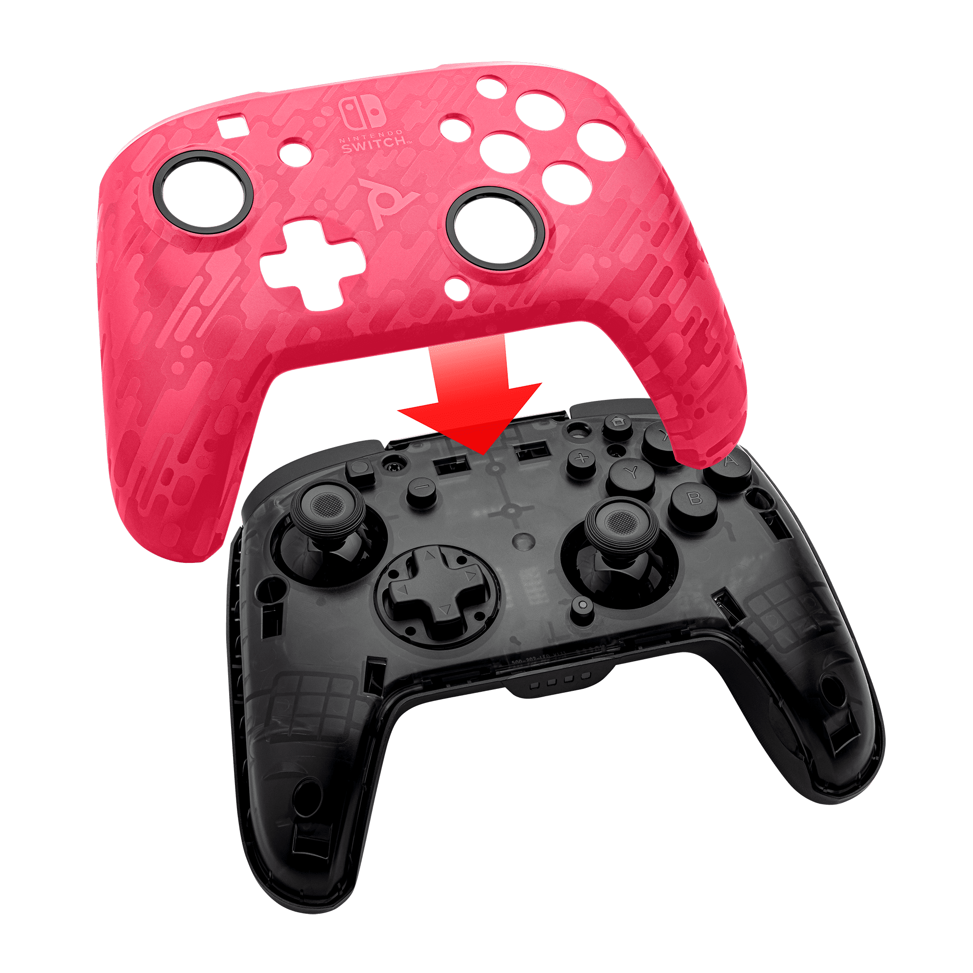 PDP Gaming Faceoff Wireless Deluxe Controller: Pink Camo 