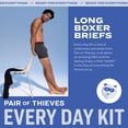 thumbnail image 2 of Calzoncillos tipo bóxer Par of Thieves Every Day para hombre, color negro, talla M, 2 of 7