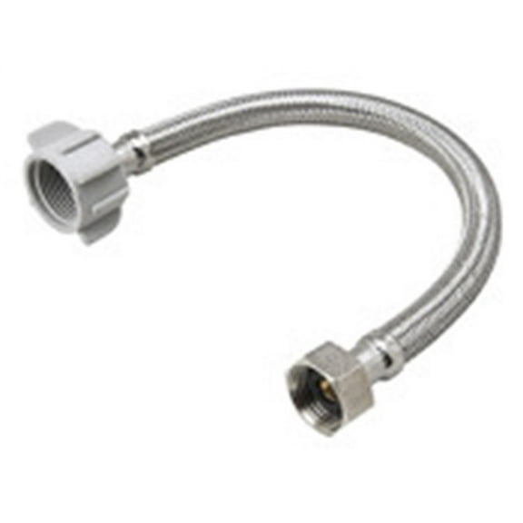 B And K Industries 496-123 1/2 X 7/8 X 12 Braided Stainless Steel Toilet Supply Line