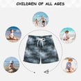 thumbnail image 6 of FORMRS Boys Swim Trunks Quick Dry Mesh Lining Beach Boardshorts, Sizes XS-XL, Watercolor Sky Pattern, 6 of 7