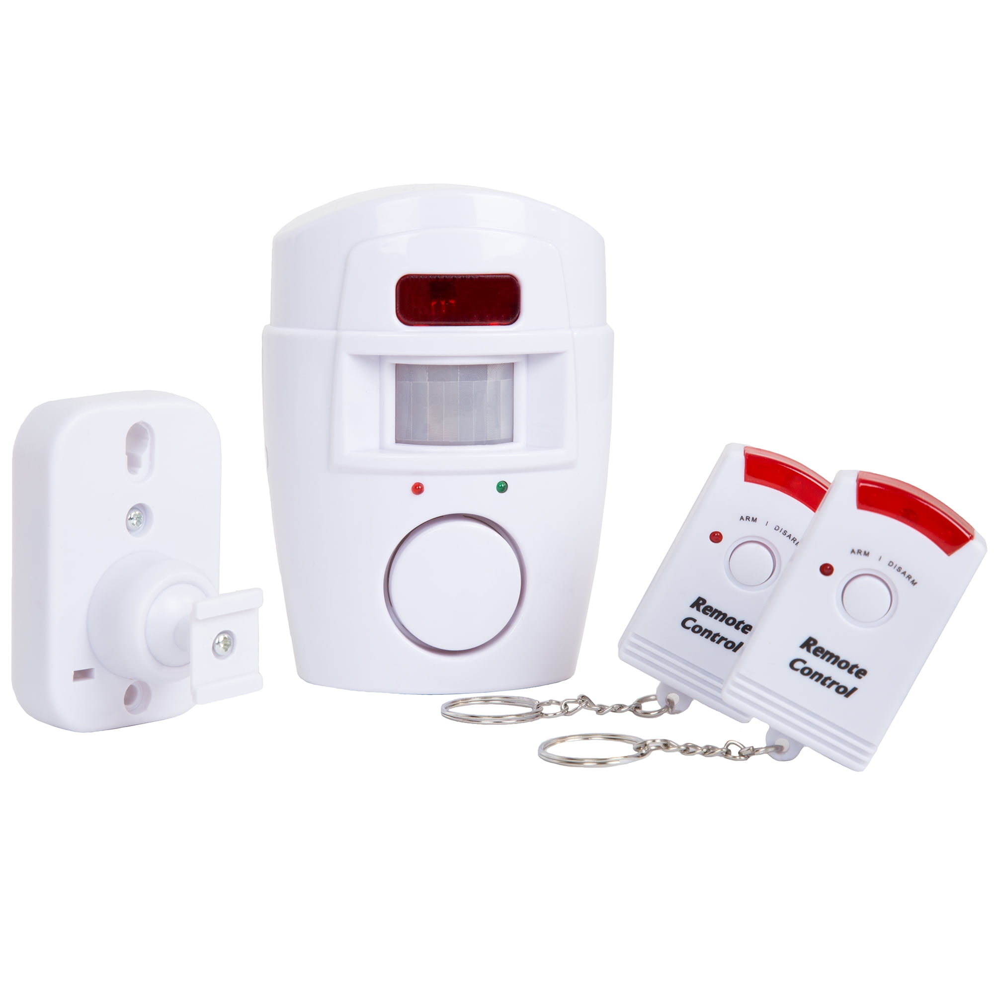 Everyday Home Wireless Motion Sensor Alarm with Two Wireless Remotes