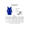 thumbnail image 5 of Gvmfive Women Dresses Casual Cold Shoulder Tie Up Long Sleeve Swing Dress, 5 of 8