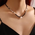 thumbnail image 2 of LYMAYTER Collier de Fausses Perles Collier pour Femmes - Style Bohème, Cœur de Fausses Perles, Réglable-Cyyltable, 2 of 7