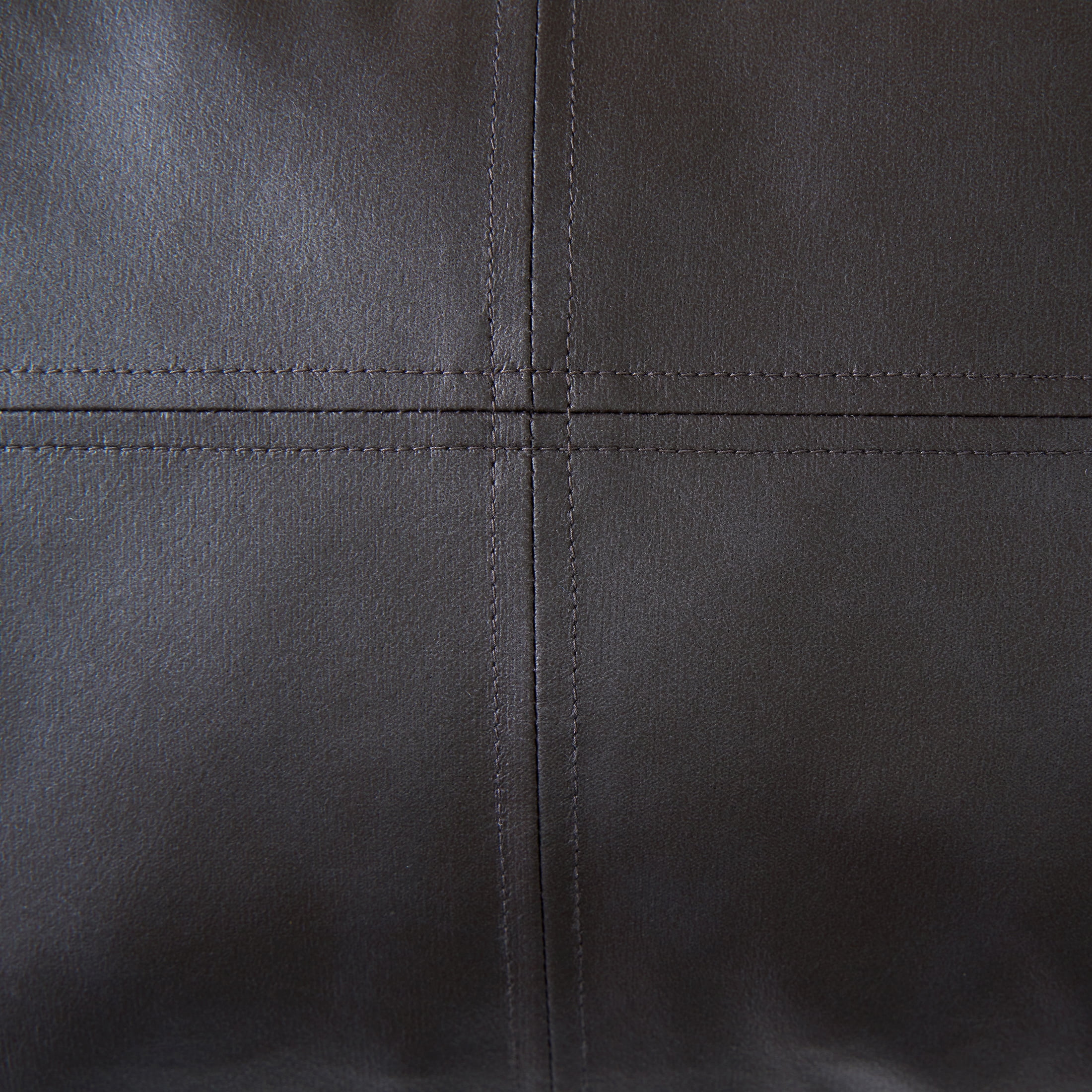 Better Homes & Gardens 14" x 24" Black Vegan Leather Oblong Decorative Pillow Cover