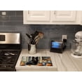 thumbnail image 2 of Belgian Sheepdog Fall Kitchen Pumpkins Glass Cutting Board Large 12 in x 15 in, 2 of 5