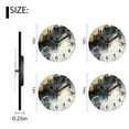 thumbnail image 2 of Modern Wall Clock Battery Operated Analog Clock with Quality Quartz Non-Ticking,Decorative for Kitchen-Grey Blue Marble(14inch), 2 of 4