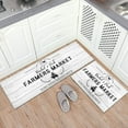 thumbnail image 2 of Farmhouse Kitchen Rugs Set of 2 Non Slip Thick Kitchen Mats for Floor Comfort Standing Mats for Kitchen, Office, Laundry, Farm Kitchen Decor, 17"x47"+17"x28", 2 of 6