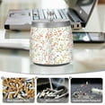 thumbnail image 6 of Yayeee Ashtray with Lid for Cigarette Smokeless Stainless Steel Home Ash Holder, Small Floral Pattern, 6 of 7
