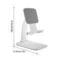 thumbnail image 4 of Injueey Soporte ajustable para teléfono, soporte plegable para teléfono de escritorio, soporte portátil de plástico para teléfono móvil, soporte Teléfono y Comunicación Blanco, 4 of 6