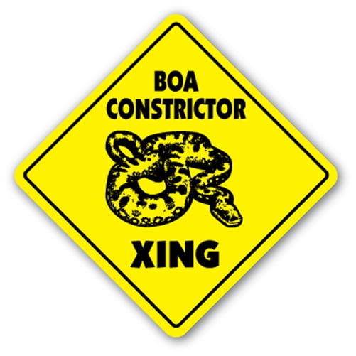 Boa Constrictor Crossing [3 Pack] of Vinyl Decal Stickers