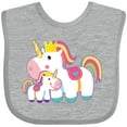thumbnail image 3 of Inktastic Unicorn Lover Mom Daughter Grandma Grandchild Girls Baby Bib, 3 of 4