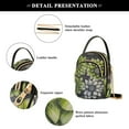 thumbnail image 4 of FORMRS Crossbody Bag for Women Quilted Travel Shoulder Cell Phone Purse with Chain Strap Handbag, Gray Floral, 4 of 7