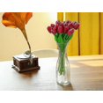 thumbnail image 2 of 10 Stunning Realistic Touch Pu Artificial Tulip Bouquet With Stem-yellow, 2 of 3