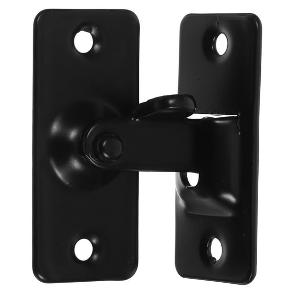 Hemobllo 1 Set Stainless Steel Door Lock Latch Black Security Hasp for Garden Gate