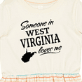 thumbnail image 4 of Inktastic Someone in West Virginia Loves Me Girls Toddler Dress, 4 of 5