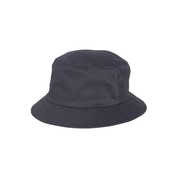 Twill Bucket Hat (Various Size and Color), Black - Large