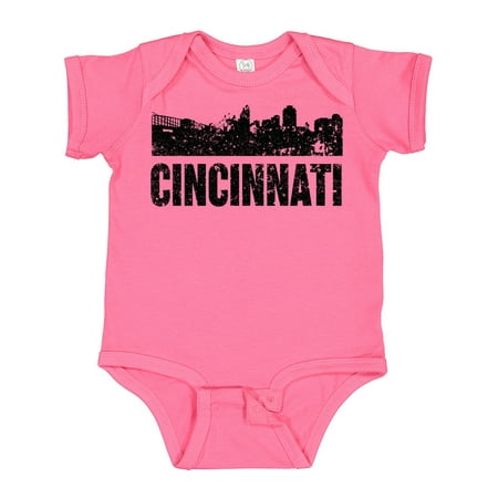 

Inktastic Cincinnati Skyline Grunge Gift Baby Boy or Baby Girl Bodysuit
