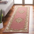 thumbnail image 2 of SAFAVIEH Aubusson Albus Medallion Runner Rug, Pink/Ivory, 2'3" x 8', 2 of 10