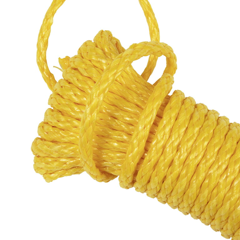 Hollow Braid Polypropylene Rope (1/4 inch, 500 Feet, Red) - Barrier Rope - Trail Marking, Crowd Control, Golf Courses