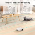 thumbnail image 5 of Aspiradora robot Lefant con control remoto: ultrafina, potente succión, silenciosa, 120 minutos de autonomía, autocargable, control por aplicación, voz, wifi y Alexa, ideal para pelo de mascotas y su, 5 of 5