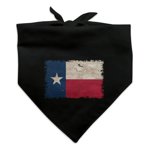 Rustic Texas State Flag Distressed USA Dog Pet Bandana