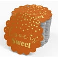 thumbnail image 4 of Inkdotpot Gold Foil Paper Hang Tags Love Is Sweet Wedding Favor Tags 50 Piece, 4 of 6