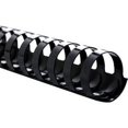 thumbnail image 2 of Sparco Plastic Binding Spines - 0.3" Diameter - 40 x Sheet Capacity - Black - Plastic - 100 / Box | Bundle of 5, 2 of 2