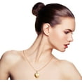 thumbnail image 2 of ORUYROP Collier Pendentif Médaillon Photo en Forme de Cœur Chaîne en Acier Inoxydable 19.7 Pouces pour Femmes, 2 of 7