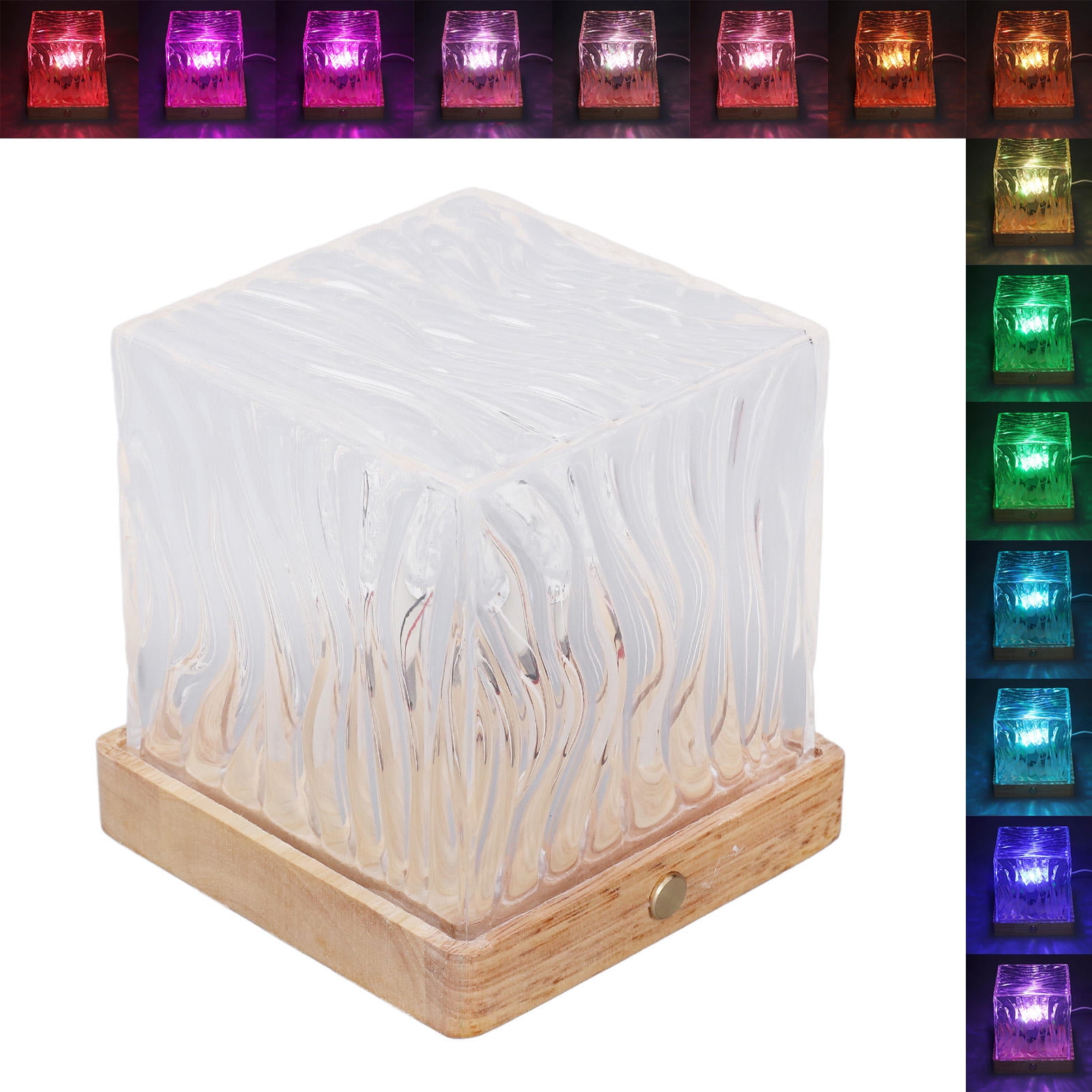 Suodoka Northern Lights Ocean Wave Projector Light – 16‑Color Aurora Lamp with Remote Control, 360° Water Ripple Night Light for Home, Office, Bar, Restaurant