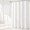 White-72"W x 78"L (Pack of 1), variant on 72x78 Long Shower Curtain White 3d Embossed Half Bath