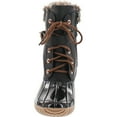thumbnail image 4 of AXNY DYLAN-7 Women's Two Tone Buckle Strap Ankle Rain Duck Boots One Size Small, 4 of 4