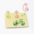 thumbnail image 3 of Miangastore 20Pcs Paper Clip Bunny Paper Clamp Rabbit Paperclip Marking Clip for School Supplies, 3 of 9