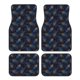 thumbnail image 1 of Fotbe Peacock Feathers Juego de 4 Tapetes para Auto con Estampado – Alfombrillas de Goma Reforzada, Diseño Antideslizante, Protección para Todo el Año – Vehículos, Autos, Camionetas y SUVs, 1 of 7