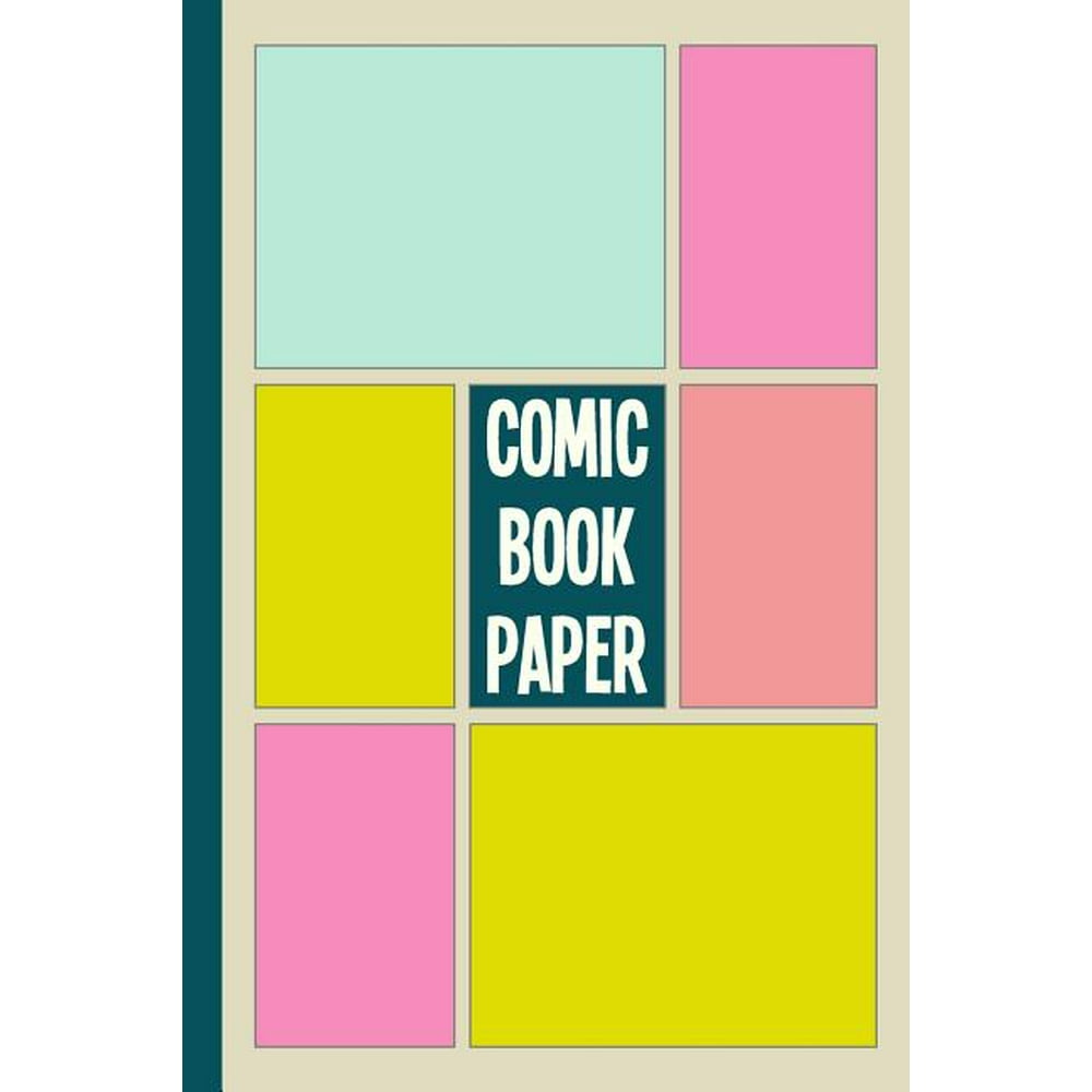 Comic Book Paper 6 X 9, 120 Pages of Blank Storyboard Pages for You to