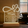 thumbnail image 6 of Acrylic Night Light Gift for Mom - Mother Night Light - You Mean The World to Our Family Night Lights Lamp Gift for Moms from Daughter Son on Birthday Christmas Valentines, 6 of 6
