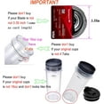 thumbnail image 2 of 16oz Blender Cup Set for Ninja Replacement Parts Single Serve Blender Cup With Lids Set For BL770 BL780 BL660 BL740 BL810 Nutri Ninja Series Blenders (2 Pack), 2 of 5